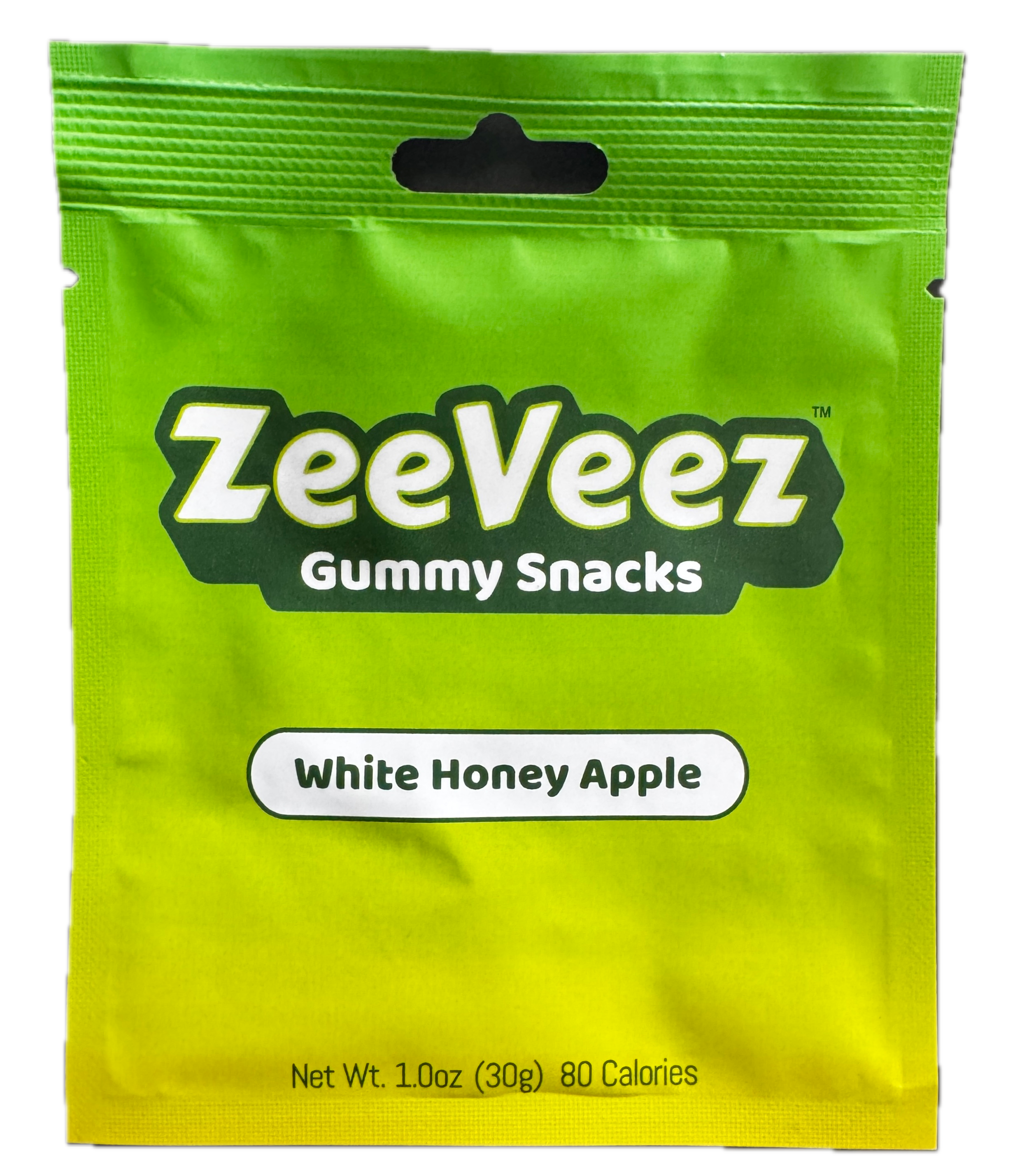 ZeeVeez White Honey Apple Gummy Snacks — 1oz bag